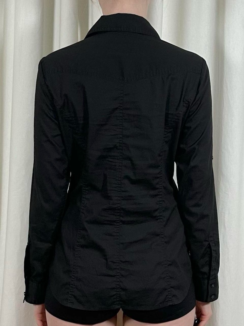 Black Button Down Shirt - Picture 4 of 8